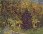 Vincent Willem van Gogh - paintings - Allee im Park