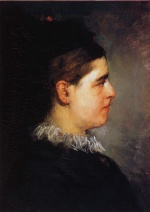 Heinrich Wilhelm Trübner - paintings - Georgine Hoffmeister