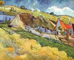 Vincent Willem van Gogh - Bilder Gemälde - Bauernhütten in Auvers