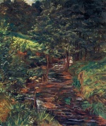 Heinrich Wilhelm Trübner  - paintings - Mausbachtal bei Stift Neuburg