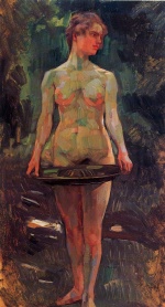 Heinrich Wilhelm Trübner  - Bilder Gemälde - Pomona