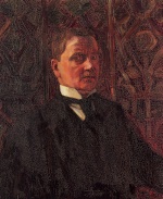 Heinrich Wilhelm Trübner  - Peintures - Autoportrait
