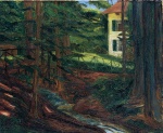 Heinrich Wilhelm Trübner  - Peintures - Villa Goes sur le lac Starnberg