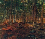 Heinrich Wilhelm Trübner  - Peintures - Sous-bois