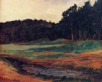 Heinrich Wilhelm Trübner  - paintings - Waldrand bei Obing