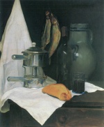 Felix Valletton  - Peintures - Nature morte avec harengs