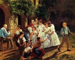 Ferdinand Georg Waldmüller - Peintures -  Matin de la Fête-Dieu