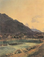 Ferdinand Georg Waldmueller - Peintures - Bad Ischl