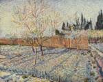 Vincent Willem van Gogh  - paintings - Bluehender Obstgarten mit Pfirsichbaeumen