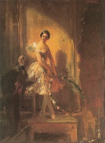 Carl Spitzweg  - Peintures - Danseuse de ballet