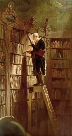 Carl Spitzweg  - Peintures - Le rat de bibliothèque