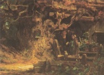 Carl Spitzweg  - Bilder Gemälde - Der Einsiedler