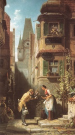 Carl Spitzweg  - Peintures - L´éternel mari