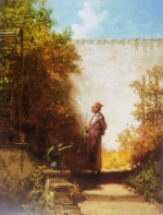 Carl Spitzweg  - paintings - Der Garten