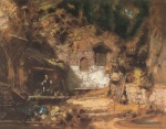 Carl Spitzweg  - Bilder Gemälde - Der Klausner