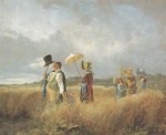 Carl Spitzweg  - Bilder Gemälde - Der Sonntagsspaziergang