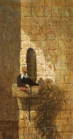 Carl Spitzweg  - paintings - Der Student im Karzer