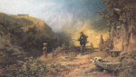 Carl Spitzweg  - paintings - Der verliebte Jäger