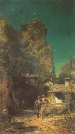 Carl Spitzweg  - paintings - Des Jägers Abschied