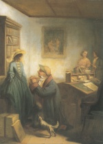 Carl Spitzweg  - Peintures - L’adorée