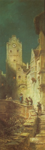 Carl Spitzweg  - paintings - Die Scharwache