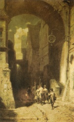 Carl Spitzweg  - paintings - Die Scharwache