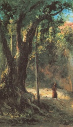 Carl Spitzweg  - Bilder Gemälde - Die Schlucht