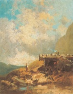 Carl Spitzweg  - paintings - Dirndl auf der Alm