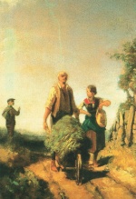 Carl Spitzweg  - paintings - Heimkehr vom Feld