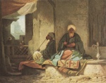 Carl Spitzweg  - Peintures - Dans le bazar turc