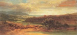 Carl Spitzweg  - Bilder Gemälde - Isarlandschaft