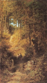 Carl Spitzweg  - Bilder Gemälde - Kinder im Walde