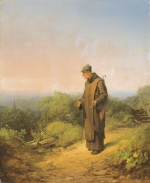 Carl Spitzweg  - Bilder Gemälde - Mönch