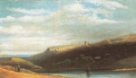 Carl Spitzweg  - Bilder Gemälde - Niederländische Küstenlandschaft