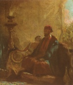 Carl Spitzweg  - Peintures - Scheikh et Odalisque