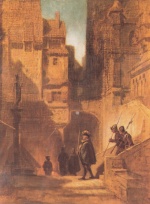 Carl Spitzweg  - Peintures - Garde avec Sérénissime