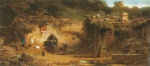 Carl Spitzweg  - Bilder Gemälde - Strickender Einsiedler