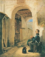 Carl Spitzweg  - Bilder Gemälde - Torwache