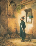 Carl Spitzweg  - Bilder Gemälde - Torwache