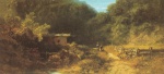 Carl Spitzweg  - Bilder Gemälde - Waldiges Tal