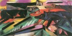 Franz Marc - Bilder Gemälde - Balkankrieg