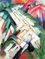 Franz Marc  - Bilder Gemälde - Gebirge - Landschaft