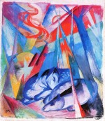 Franz Marc  - Bilder Gemälde - Schlafende Tiere