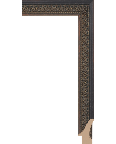 Bilderrahmen - Motiv Bilder Gemälde - Mareis French Ebony - 3,2 cm
