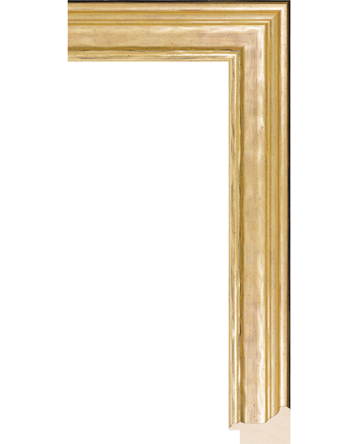Bilderrahmen - Motiv Bilder Gemälde - Lille gold - 4,1 cm
