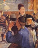 Edouard Manet - Bilder Gemälde - Bierkellnerin