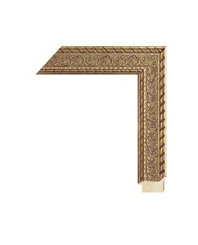 Bilderrahmen - Motiv Bilder Gemälde - Chateau gold - 5,7 cm