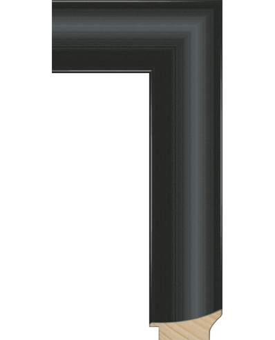 Bilderrahmen - Motiv Bilder Gemälde - Tate schwarz - 6,3 cm