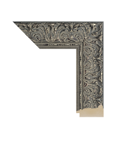 Bilderrahmen - Motiv Bilder Gemälde - Prague silber - 9,1 cm