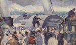 Edouard Manet - Bilder Gemälde - Einschiffung nach Folkestone